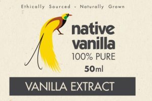Native Vanilla Bottle Label