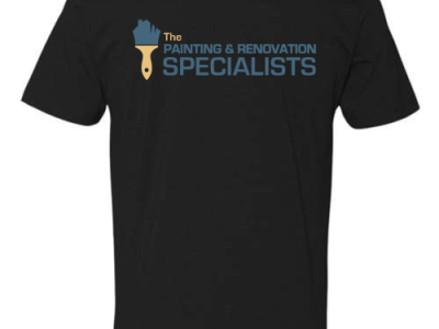 Painting Specialist Black Shirt Back
