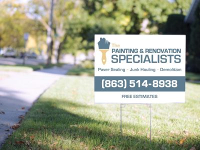 Painting Specialist Yard Sign