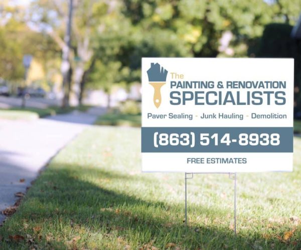 Painting Specialist Yard Sign Painting Specialist Yard Sign