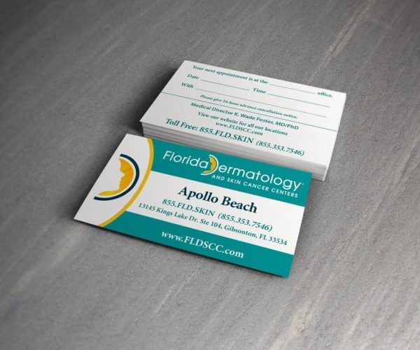 Business_Cards1 Florida Dermatology Business Cards