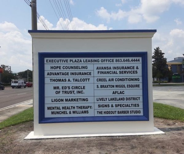 Executive Plaza Resident Sign Executive Plaza Resident Sign