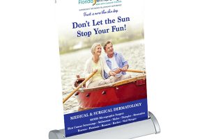 Florida Dermatology Table Top Banner