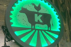 Keel Farms LED Sign
