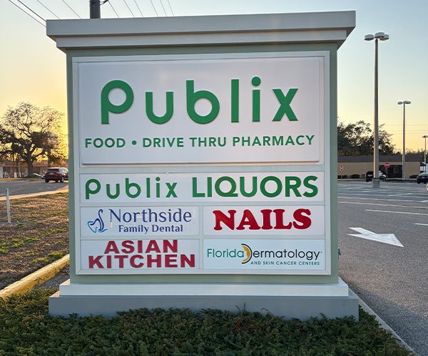 Publix FLD Sign Publix FLD Sign