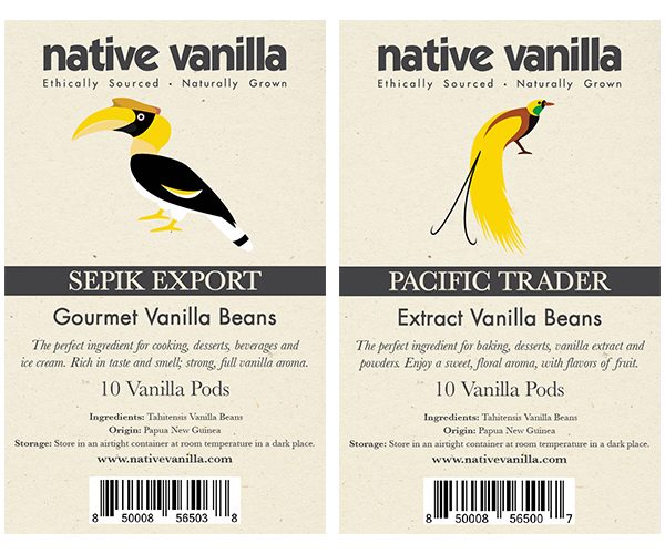 Native Vanilla Labels Native Vanilla Labels